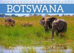 Botswana- Pirschfahrt mit Garantie auf Wildlife (Tischkalender 2023 DIN A5 quer)