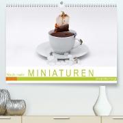 Noch mehr Miniaturen - Small little things (Premium, hochwertiger DIN A2 Wandkalender 2023, Kunstdruck in Hochglanz)