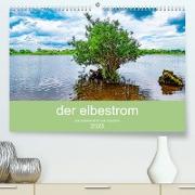 der elbestrom (Premium, hochwertiger DIN A2 Wandkalender 2023, Kunstdruck in Hochglanz)