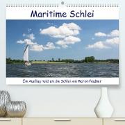 Maritime Schlei (Premium, hochwertiger DIN A2 Wandkalender 2023, Kunstdruck in Hochglanz)