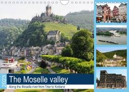 The Moselle valley - Along the Moselle river from Trier to Koblenz (Wall Calendar 2023 DIN A4 Landscape)