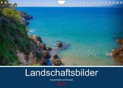 Landschaftsbilder Deutschland und Europa (Wandkalender 2023 DIN A4 quer)