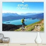 Einrad Downhill (Premium, hochwertiger DIN A2 Wandkalender 2023, Kunstdruck in Hochglanz)