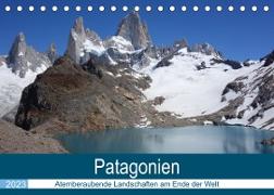 Patagonien - Atemberaubende Landschaften am Ende der Welt (Tischkalender 2023 DIN A5 quer)