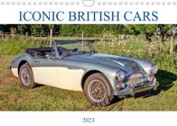 Iconic British Cars (Wall Calendar 2023 DIN A4 Landscape)