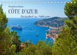 Wunderschöne Côte d'Azur - Berühmtheit am Mittelmeer (Tischkalender 2023 DIN A5 quer)