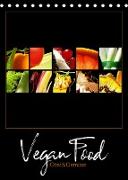Vegan Food Kalender ¿ Obst und Gemüse auf Schwarz (Tischkalender 2023 DIN A5 hoch)
