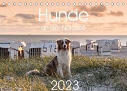 Hunde an der Nordsee (Tischkalender 2023 DIN A5 quer)