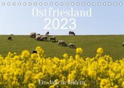 Ostfriesland - Ein Jahr in Bildern (Tischkalender 2023 DIN A5 quer)