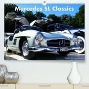 Mercedes SL Classics (Premium, hochwertiger DIN A2 Wandkalender 2023, Kunstdruck in Hochglanz)