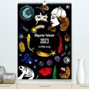 Allegorien-Kalender (Premium, hochwertiger DIN A2 Wandkalender 2023, Kunstdruck in Hochglanz)