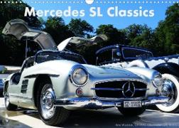 Mercedes SL Classics (Wandkalender 2023 DIN A3 quer)