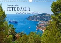 Wunderschöne Côte d'Azur - Berühmtheit am Mittelmeer (Wandkalender 2023 DIN A4 quer)
