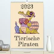 Tierische Piraten (Premium, hochwertiger DIN A2 Wandkalender 2023, Kunstdruck in Hochglanz)