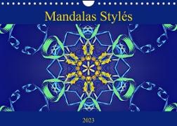 Mandalas Stylés (Calendrier mural 2023 DIN A4 horizontal)