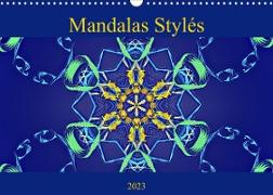 Mandalas Stylés (Calendrier mural 2023 DIN A3 horizontal)