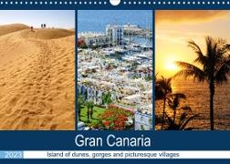 Gran Canaria - Island of dunes, gorges and picturesque villages (Wall Calendar 2023 DIN A3 Landscape)