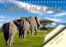 Safari in Kenia (Tischkalender 2023 DIN A5 quer)