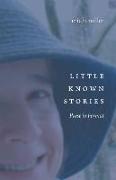 Little Known Stories: Prose in Format