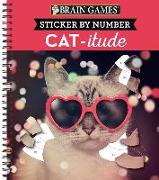 Brain Games - Sticker by Number: Cat-Itude