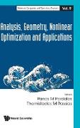 Analysis, Geometry, Nonlinear Optimization and Applications