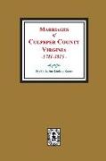 Marriages of Culpeper County, Virginia, 1781-1815