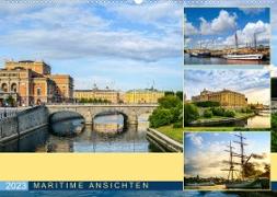 Stockholm - Maritime Ansichten (Wandkalender 2023 DIN A2 quer)