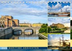 Stockholm - Maritime Ansichten (Tischkalender 2023 DIN A5 quer)