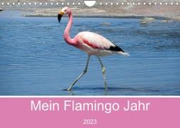 Mein Flamingo Jahr (Wandkalender 2023 DIN A4 quer)