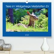 Tiere im Wildgehege Meßstetten EV (Premium, hochwertiger DIN A2 Wandkalender 2023, Kunstdruck in Hochglanz)