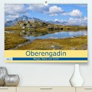 Oberengadin - Berge, Seen und Licht (Premium, hochwertiger DIN A2 Wandkalender 2023, Kunstdruck in Hochglanz)