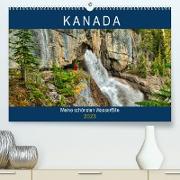 KANADA - Meine schönsten Wasserfälle (Premium, hochwertiger DIN A2 Wandkalender 2023, Kunstdruck in Hochglanz)