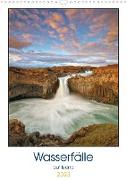 Wasserfälle auf Island (Wandkalender 2023 DIN A3 hoch)