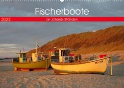 Fischerboote an Jütlands Stränden (Wandkalender 2023 DIN A2 quer)