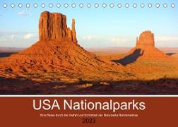 USA Nationalparks - Eine Reise durch die Vielfalt und Schönheit der Naturparks Nordamerikas (Tischkalender 2023 DIN A5 quer)