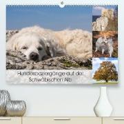 Hundespaziergänge auf der Schwäbischen Alb (Premium, hochwertiger DIN A2 Wandkalender 2023, Kunstdruck in Hochglanz)