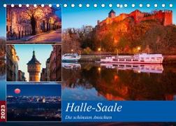 Halle-Saale - Die schönsten Ansichten (Tischkalender 2023 DIN A5 quer)