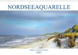 Nordseeaquarelle (Wandkalender 2023 DIN A3 quer)