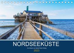 Nordseeküste Am Strand von Sankt Peter-Ording (Tischkalender 2023 DIN A5 quer)