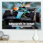 Vollgasprofis im Cockpit (Premium, hochwertiger DIN A2 Wandkalender 2023, Kunstdruck in Hochglanz)