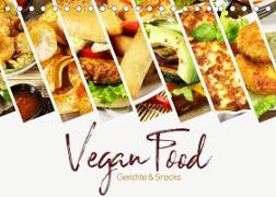 Vegan Food Kalender ¿ Gerichte und Snacks (Tischkalender 2023 DIN A5 quer)