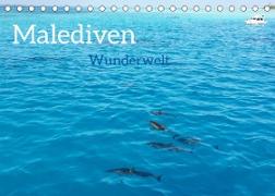 MALEDIVEN Wunderwelt (Tischkalender 2023 DIN A5 quer)
