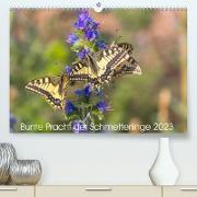 Bunte Pracht der Schmetterlinge (Premium, hochwertiger DIN A2 Wandkalender 2023, Kunstdruck in Hochglanz)