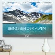 Bergseen der Alpen (Premium, hochwertiger DIN A2 Wandkalender 2023, Kunstdruck in Hochglanz)