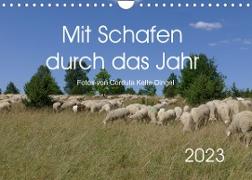 Mit Schafen durch das Jahr (Wandkalender 2023 DIN A4 quer)