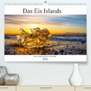 Das Eis Islands (Premium, hochwertiger DIN A2 Wandkalender 2023, Kunstdruck in Hochglanz)