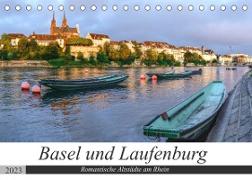 Basel und Laufenburg - Romantische Altstädte am Rhein (Tischkalender 2023 DIN A5 quer)