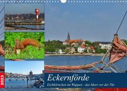 Eckernförde. Eichhörnchen im Wappen - das Meer vor der Tür (Wandkalender 2023 DIN A3 quer)