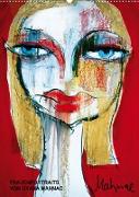 Frauenportraits von Oxana Mahnac (Wandkalender 2023 DIN A2 hoch)