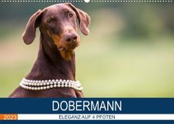 Dobermann 2023 (Wandkalender 2023 DIN A2 quer)